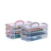 6 Layer Pencil Box,Office Supplies Storage Organizer Box,Brush Painting Pencil Storage Box Watercolor Pen Container Drawing Tool