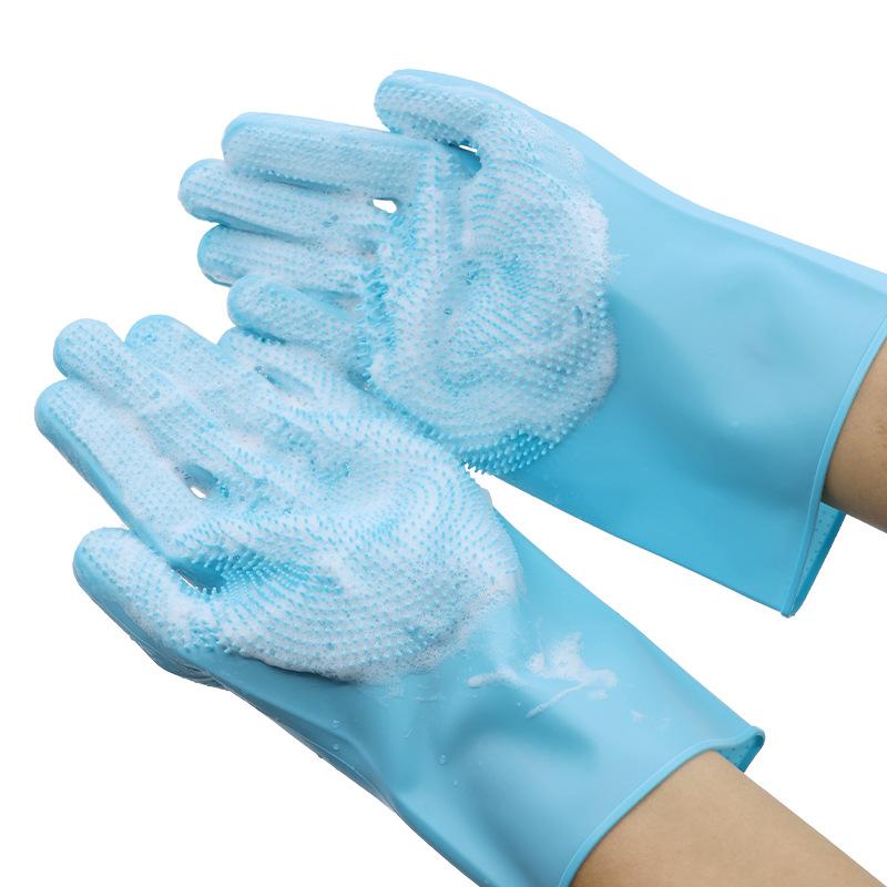 Pet Bathing Gloves, Anti-scratch and Anti-bite Cleaning Supplies for Dogs and Cats, Golden Retriever Bathing and Massage Brushes for Dogs and Cats