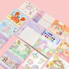 Coloring Book Water Drawing Brush Paint Kit Kid's Watercolor Gouache Graffiti Sticky Notes Coloring DIY Paints Painting Set