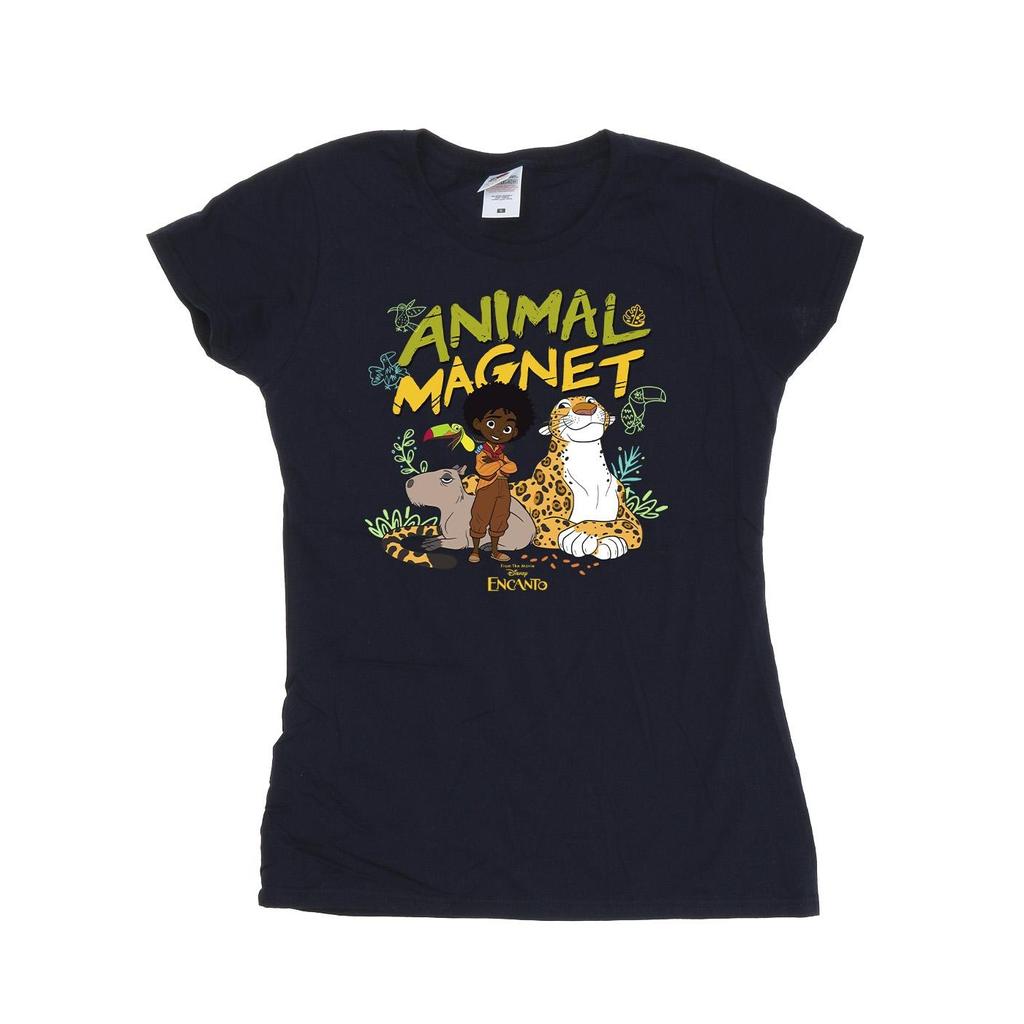 Disney T-shirt in Cotone Encanto Animale Magnete da Donna