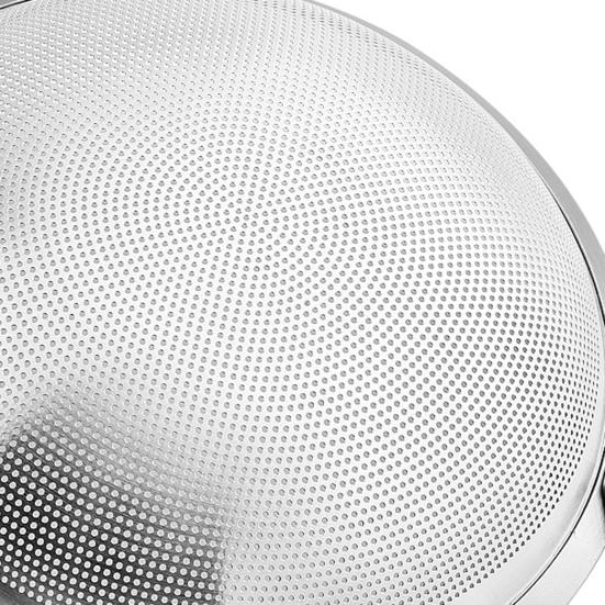 Strainer Household Portable Stainless Steel Superfine Oil Flour Colander with Hook for Home Hotel Kitchen