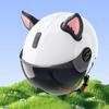 1 Paar Motorradhelm Katzenohr Dekoration Klebstoff Roller Radfahren Fahrrad Motorrad Skateboard Helm Dekorative Ohr Helm Zubehör