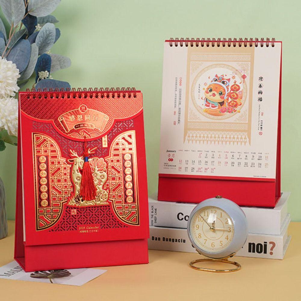 

Настольный календарь с оленями и кисточками. Органайзер для повесток дня. Новогодний календарь. Декор. Lucky Fu