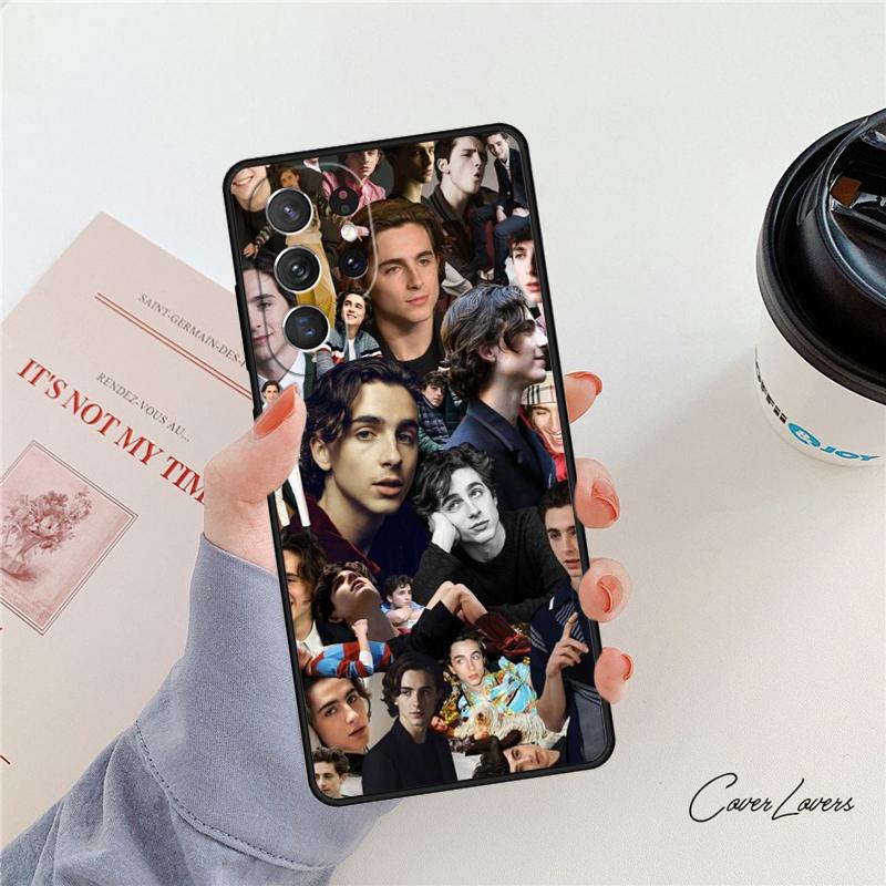 Timothee Chalamet phone case For Samsung Galaxy S24 S25 S23 S22 Ultra Note 10 20 Plus S20 S21 FE Cover