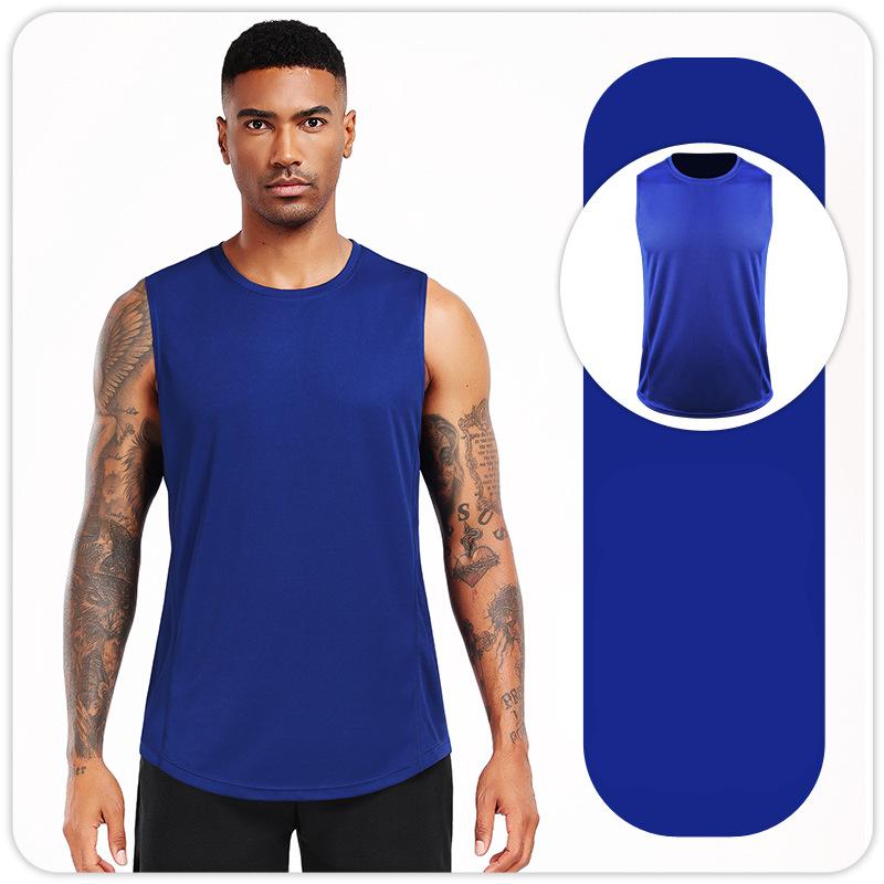 Pánské tílko na běhání do posilovny bez rukávů Joggerová tílka Tréninkový badminton Prodyšné Sportovní rychleschnoucí tričko S M L XL XXL 3XL 4XL