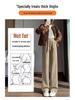 Women's Slim-Fit Petite Fleece-Lined Chenille Wide-Leg Pants - Winter 2023
