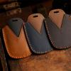 Genuine Leather Car Key Cover Case Shell for Toyota RAV4 Yaris C-HR Hilux Fortuner Land Cruiser Camry Coralla Crown Highland