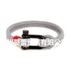Stainless Steel U-shaped Sports Buckle Contrasting Color Milan Rope Outdoor Survival Horseshoe Buckle Bracelet