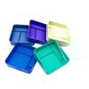 Small Parts Storage Box 5 Layer Watch Repair Tray Set with Multi Color Stacking, Top Sorting Sections, and Square Plastic Case for Daily Part Storage