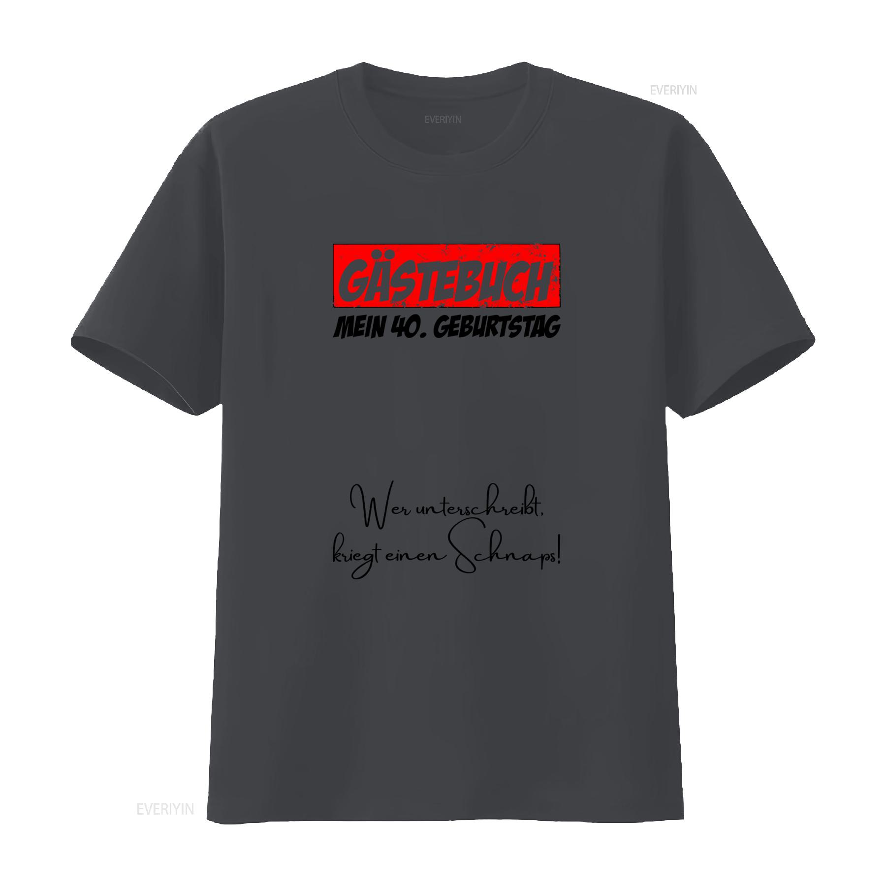 

40Th Birthday Man Woman 40 Years Party Guestbook Premium T Shirt GäStEbuCh MEIN GEbuRTSTAG Wer unterschreibt kriegt vintage 4XL