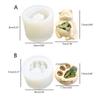 Mini Cats Paw Cats Silicone Resin Molds Jewelry Containers Mold for Making Succulent Plants Flower Pot Candle Hold