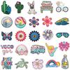 Cactus Car Embroidery Cloth Sticker Jacket Decoration Wave Patch Sticker Butterfly Computer Embroidery Label Flower Stamp Ironing
