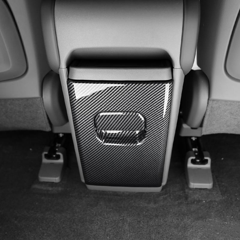 For Kia EV9 Center Armrest Back Anti-kick Panel Trim Rear Air Vent Cover Interior Style Decoration For 6 Seat/7 Seat Versions
