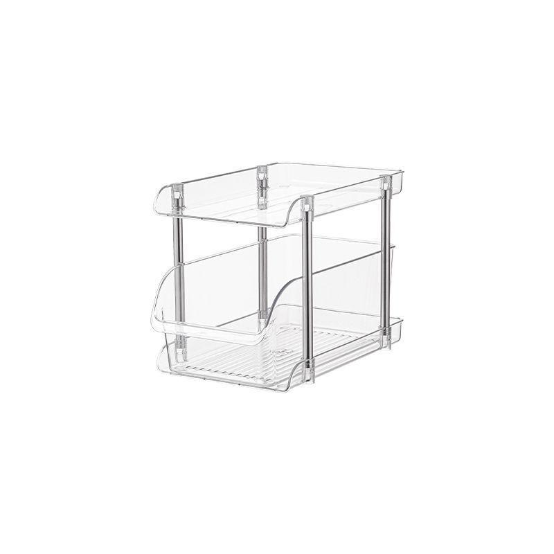 Многоярусная выдвижная кухонная полка для специй и организации шкафов