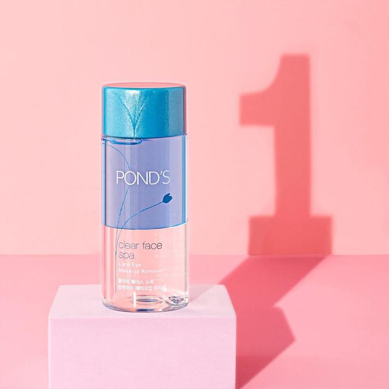 [POND'S] Clear Face Spa Lip & Eye Make-up Remover 300ml