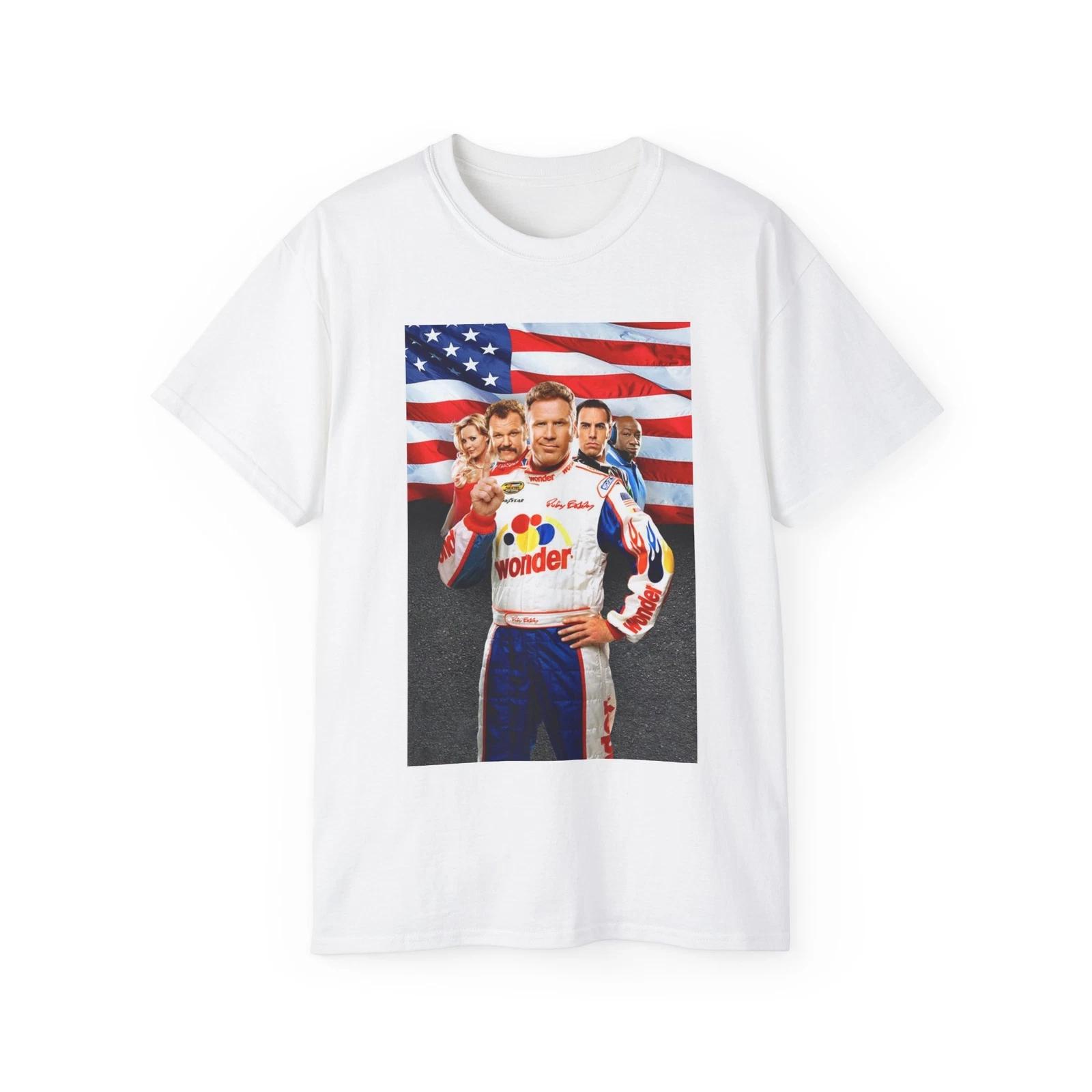 Men s and Women s T-shirts NASCAR talladega nights racing vintage Ultra Cotton Tee S