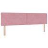 Storage Bed with Headboard Pink 180 X 200 Cm Velvet