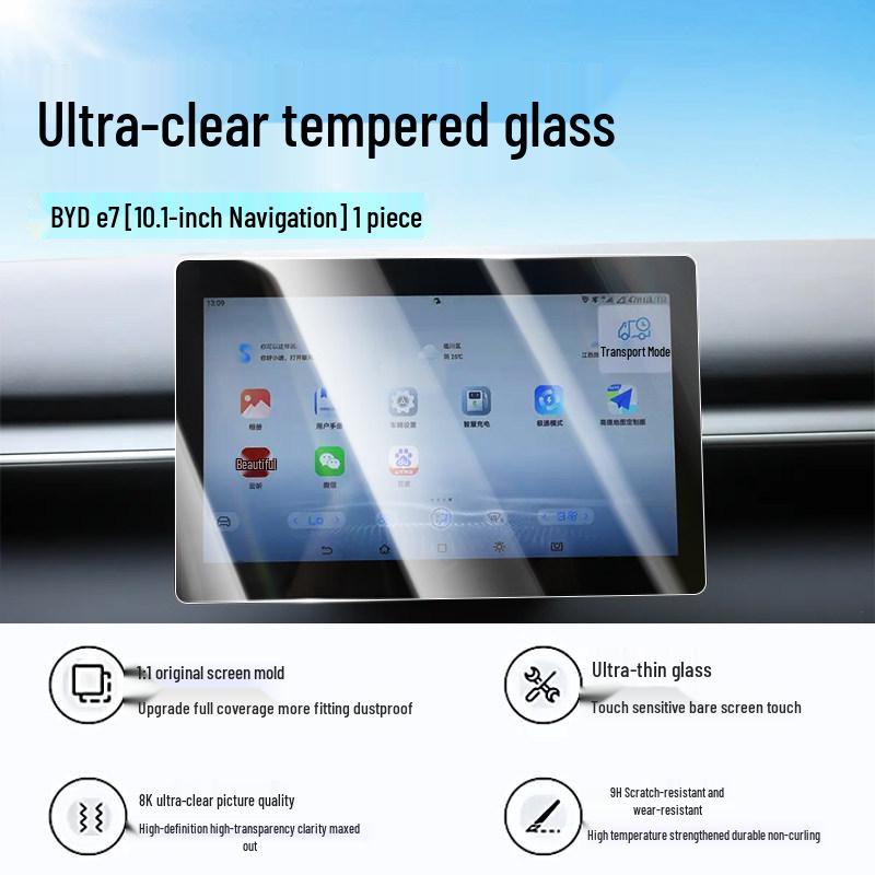 BYD E7 Mittelkonsolen-Schutzglas