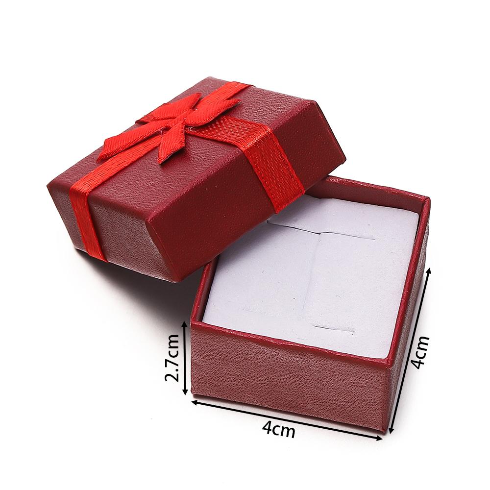 

1pc High Quality Paper Ring Necklace Square Box Jewelry Necklace Earrings Rectangular Package Gift Box