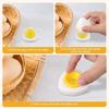 Egg Hole Puncher Opener Needle Egg Maker Plastic Base Manual Boiled Egg Punching Machine Puncher Seperater Cracker Piercing Tool