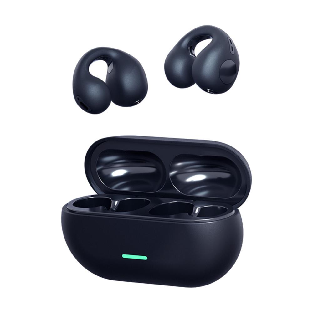 T75 Ear-Clip Bluetooth sluchátka Bone Conduction Sluchátka Bezdrátová sluchátka 3D Surround Stereo Bass Sportovní Headset s mikrofonem