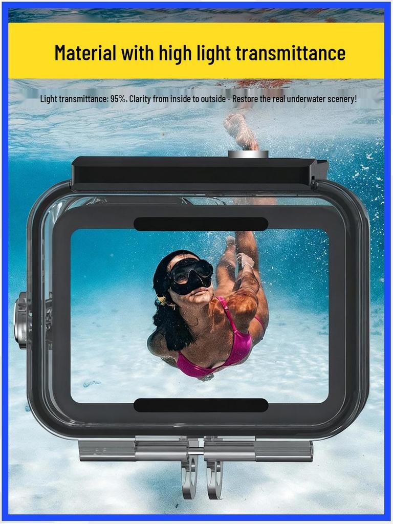 Waterproof Case for GoPro 13/12/11/10/9 Action Camera – Diving Sports Accessory