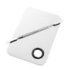 Stainless Steel Makeup Mixing Palette Nail Art Cosmetic Mixing Palette with Spatula for Makeup Artist