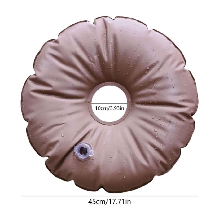 Parasol Foldable Water Weight Base For Beach FlagPole Stabilizers Round Fillable Weight Bag Outdoor Event Equipment