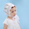 Lace Ruffle Newborn Hat Breathable Toddler Tie Beanie  Newborn Photography Prop