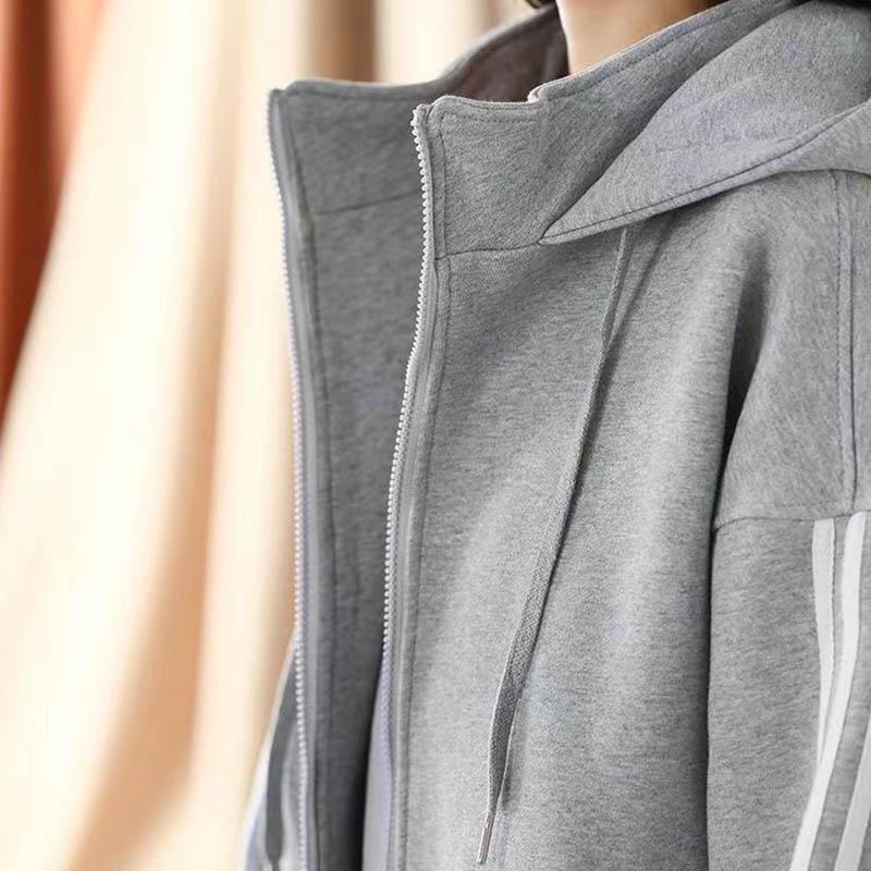Coat for Women Cotton Winter Padded Thickened Large Size Casual Oversize Loose Double Layer Hooded Jacket