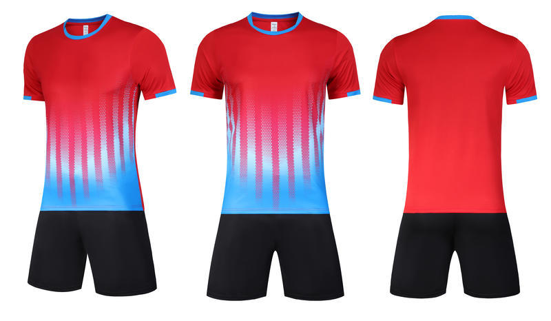 

Комплект футбольной формы Печатная студенческая детская взрослая игровая тренировочная футболка футболка с коротким рукавом футболка 4XS