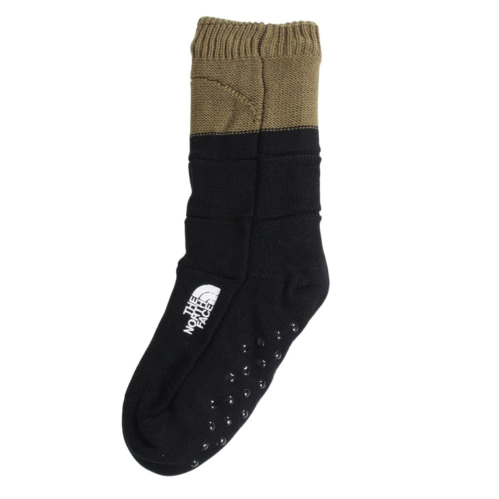 

The North Face Nuptse Bootie Odor Military Size S Socks, Unisex, Non-Slip, Antibacterial, Resistant, Warm, Olive/TNF Black,
