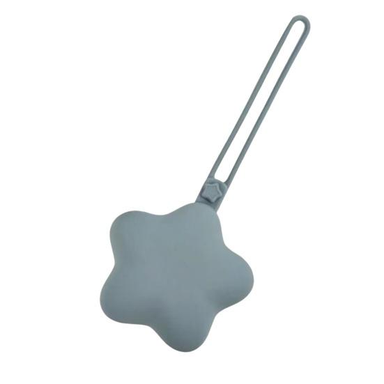 

Держатель для пустышки в форме звезды, силиконовый дорожный органайзер для пустышки, портативная сумка для хранения пустышки для новорожденных, мальчиков и девочек, семейные путешествия синий