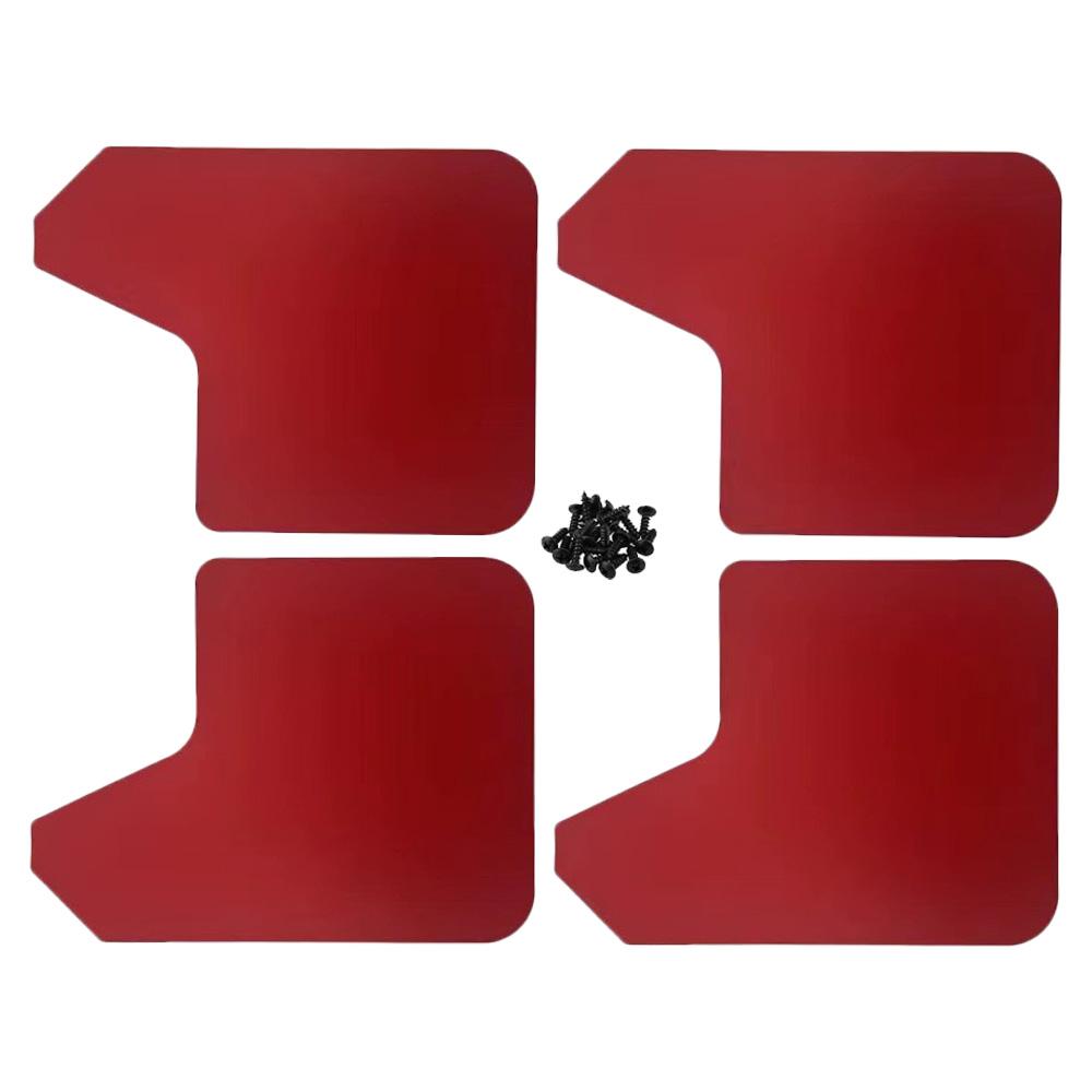 Front/ Rear Vehicle Sediment Protection Splash Guards Fender Car Mud Flaps Mud Flaps Splash Guards красный