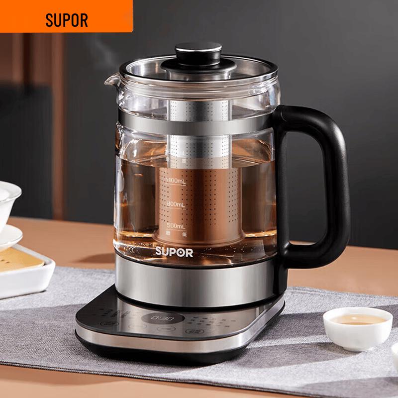SUPOR 1.5L Multi-Function Electric Health & Tea Pot CN plug (adapter included)