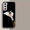 Open Champagne to Celebrate Phone Case For Samsung Galaxy S25 Edge S24 S23 FE S21 S20 S10 Plus S22 S26 Ultra Cover Clear Cases T