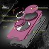 Magnetic Metal Ring Stand Armor Case For Honor X9d X70 Magic 8 Lite 5G Slide Push Window Lens Protection TPU Plastic Phone Cover