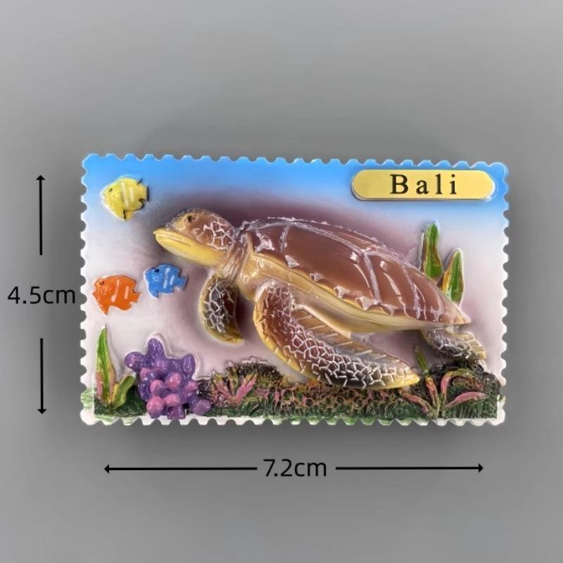 Indonesia Fridge Magnets Bali Tourist Souvenirs Fridge Stickers Home Decor Photo Wall Magnetic Stickers Wedding Gifts