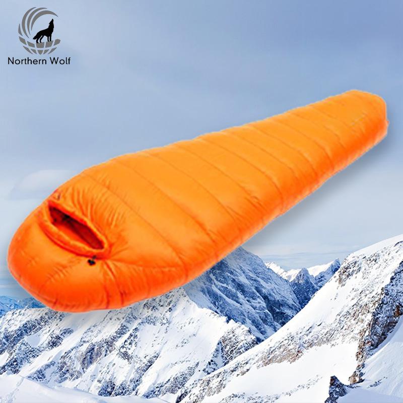 Aanpasbare Mummy Dons Slaapzak voor Kamperen bij Koud Weer