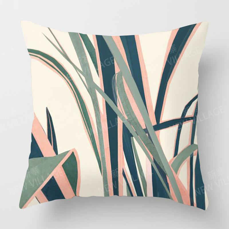 Nordic Modern Abstract Geometric Living Room Sofa Cushion Cover Home Decor Pillowcase 45X45Cm 45*45 50X50 60X60Cm 40X40 35X35
