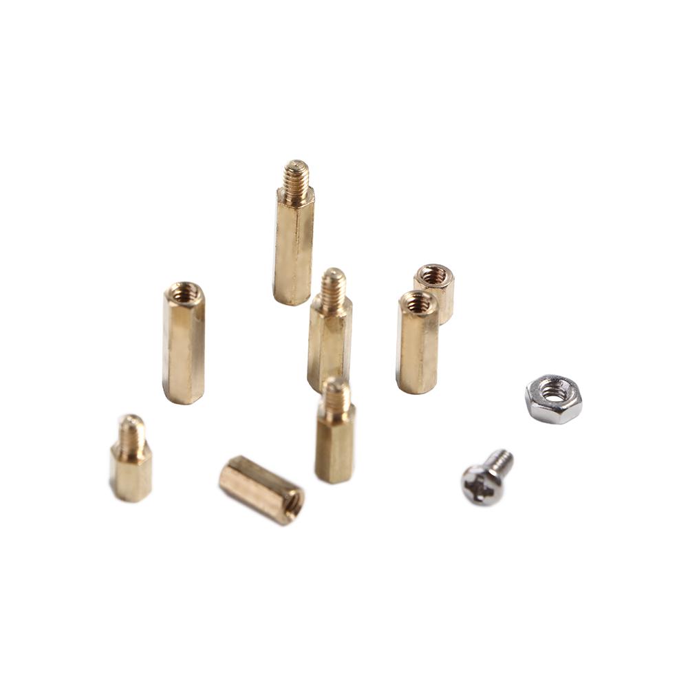 Hex Head M2 Fastener Tool Stand Off Kit Spacer Kit Spacer Threaded Pillar Copper Pillar Spacer Bolt Screws Nuts