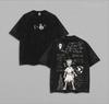 Anime Dr.STONE Ishigami Senkuu T-shirt Vintage Vasket Oversized T-shirt Høj Kvalitet Ren Bomuld T-shirts Toppe Herretøj Unisex Beklædning