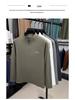 Men's 2025 Solid Color Stand Collar Zipper T-Shirt - Long Sleeve Casual Autumn Pullover