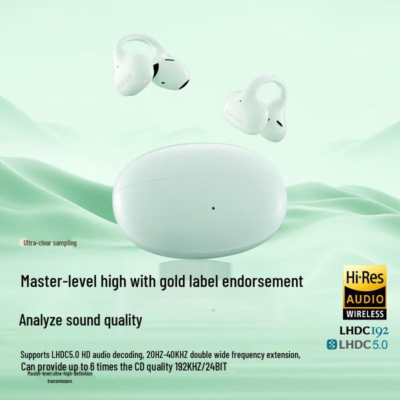 EDIFIER LolliClip AI Ear Clip Bluetooth Headphones