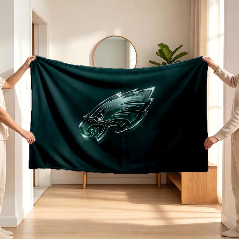 Philadelphia Eagles (23) Flanelinis pledas – švelnus akcentas miegamajam ir svetainei bei jaukia namų dovana