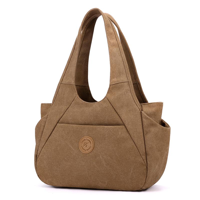 Velkokapacitní plátěná taška Tote Bag Dámská taška Kabelka