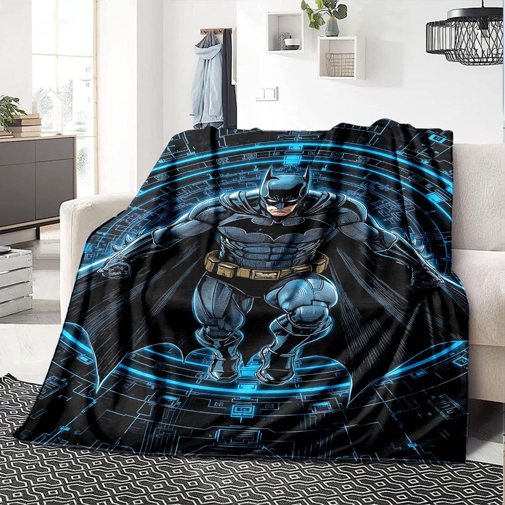 1pc Awesome Batman Flannel Blanket - Soft Warm Throw for Home, Office, TravelL1318