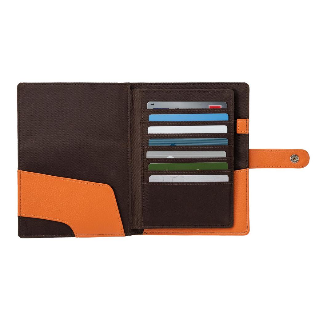 Milagro Shrink Leather Travel Organizer Holder for International Airline Designer (Wallet/Passport Case/Passport Travel, Tickets, Slim, Leather, Gift)