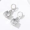 Zircon Crystal Earring Necklace Set Of Modern Style Brewer Round