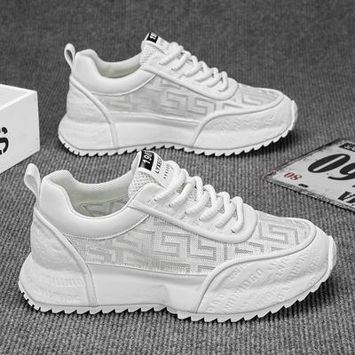 Men's Shoes New High-end Spring Breathable Trendy Brand High-end Little White Dad Shoes Men's Casual Sports Shoes